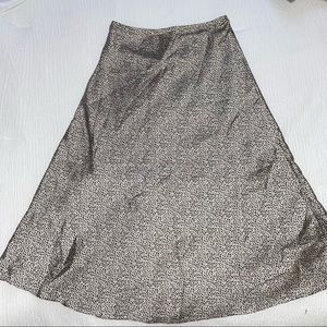 NWOT Satin Midi Skirt